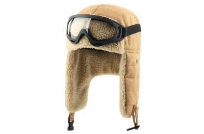 Ear Flap Aviator Hat with Goggles - Image 9