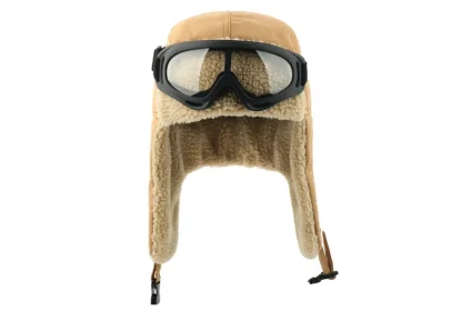 Ear Flap Aviator Hat with Goggles - Image 10