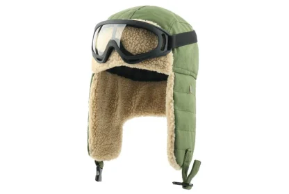 Ear Flap Aviator Hat with Goggles - Image 11