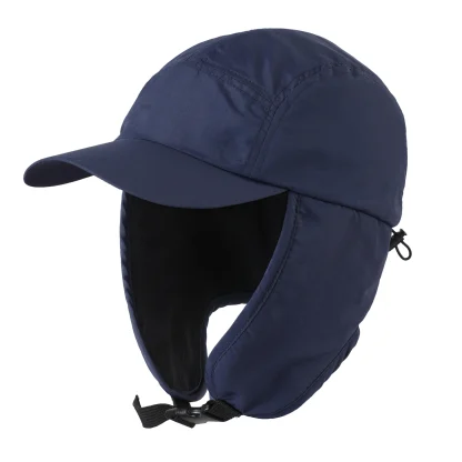 Aviator Hat with Brim and Ear Flaps - Image 15