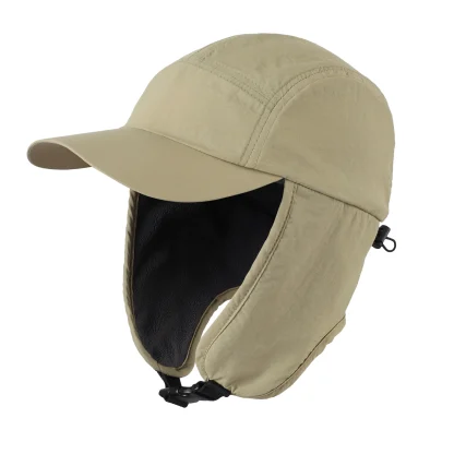 Aviator Hat with Brim and Ear Flaps - Image 7