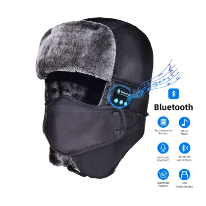 Windproof and Waterproof Ushanka with Bluetooth - Image 2