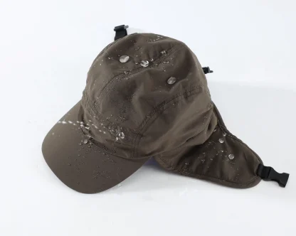 Aviator Hat with Brim and Ear Flaps - Image 5