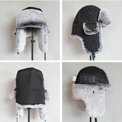 Thermal Buckled Ushanka with Faux Fur - Image 3