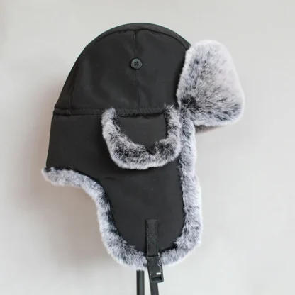 Thermal Buckled Ushanka with Faux Fur - Image 4