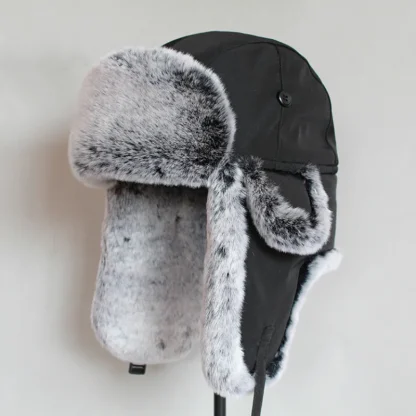 Thermal Buckled Ushanka with Faux Fur - Image 2