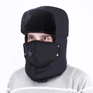 Full Covered Ushanka with Fleece Lined