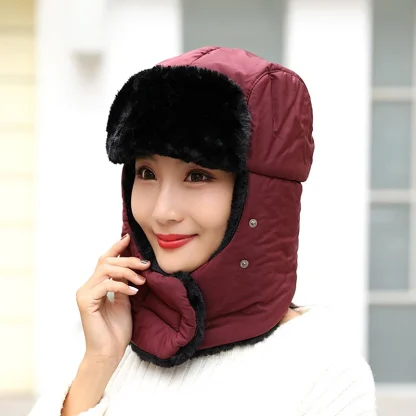 Full Covered Ushanka with Fleece Lined - Image 5