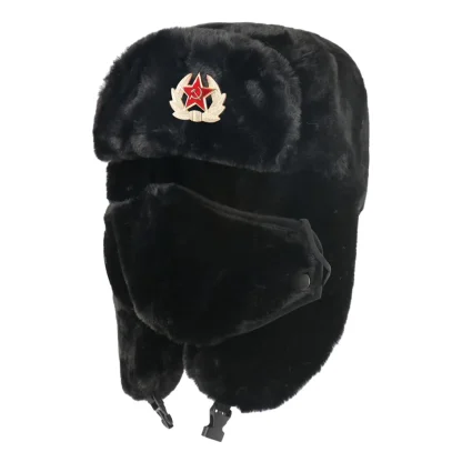 Soft and Warm Full Covered Face Aviator Hat - Image 7