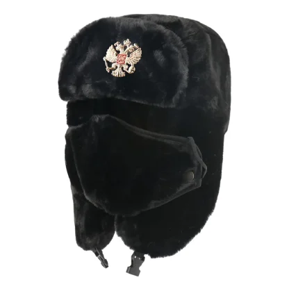 Soft and Warm Full Covered Face Aviator Hat - Image 8