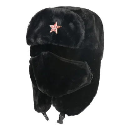 Soft and Warm Full Covered Face Aviator Hat - Image 9