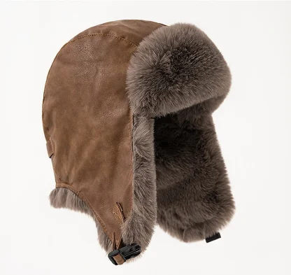 Thicken Warm Faux Fur Trapper Hat - Image 14