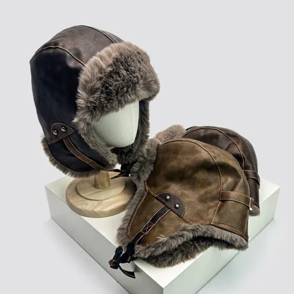 Foldable Ear Flaps Ushanka for Cold Weather - Image 2