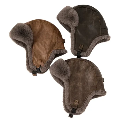 Thicken Warm Faux Fur Trapper Hat - Image 5