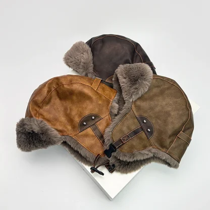 Foldable Ear Flaps Ushanka for Cold Weather - Image 3