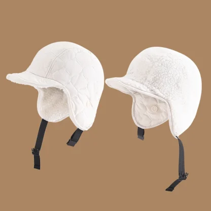 Reversible Aviator Hat with Brim - Image 8