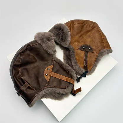 Foldable Ear Flaps Ushanka for Cold Weather - Image 4