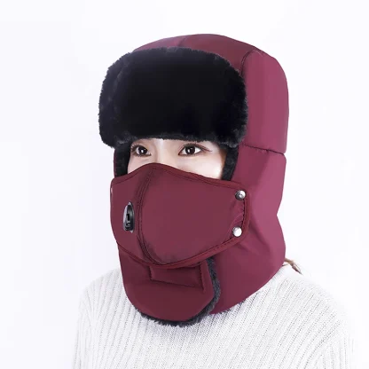 Full Covered Ushanka with Fleece Lined - Image 6